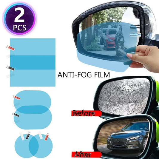 Car Side Mirror Anti-Fog Protective Film – Waterproof & Anti-Glare