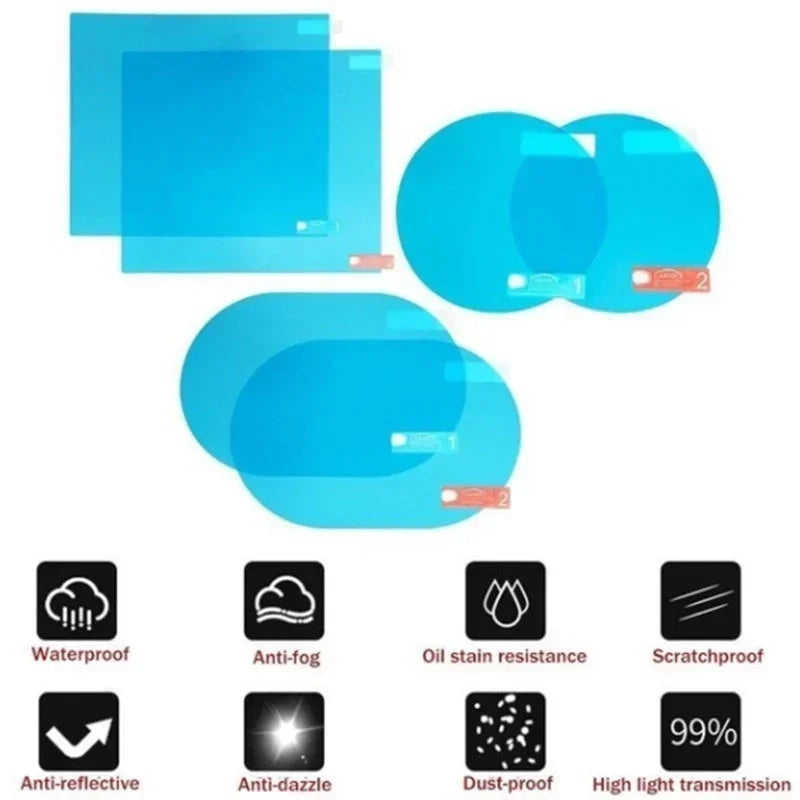Car Side Mirror Anti-Fog Protective Film – Waterproof & Anti-Glare