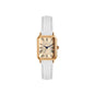 Retro Square Women’s Quartz Watch – Leather Strap