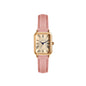 Retro Square Women’s Quartz Watch – Leather Strap