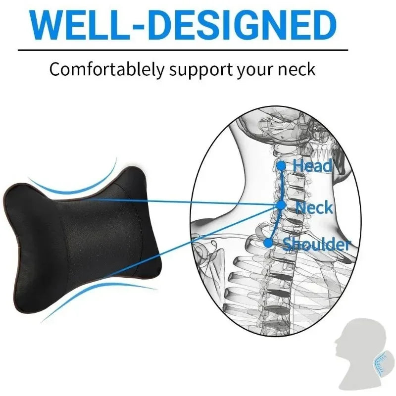 Car Neck Pillow – Ergonomic Headrest Cushion