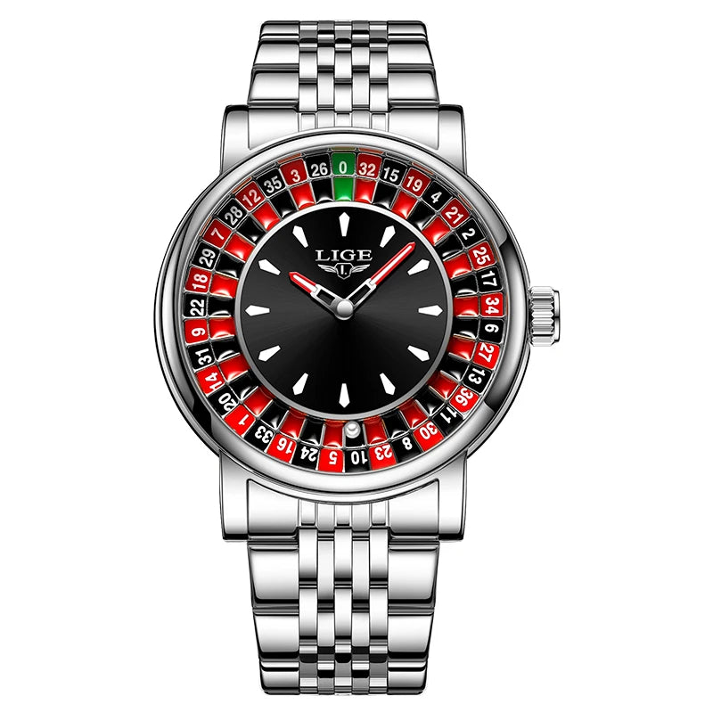 Men’s Roulette Rotating Dial Watch