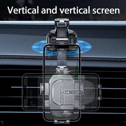 Car Phone Holder – 360° Adjustable with Strong Suction Cup.