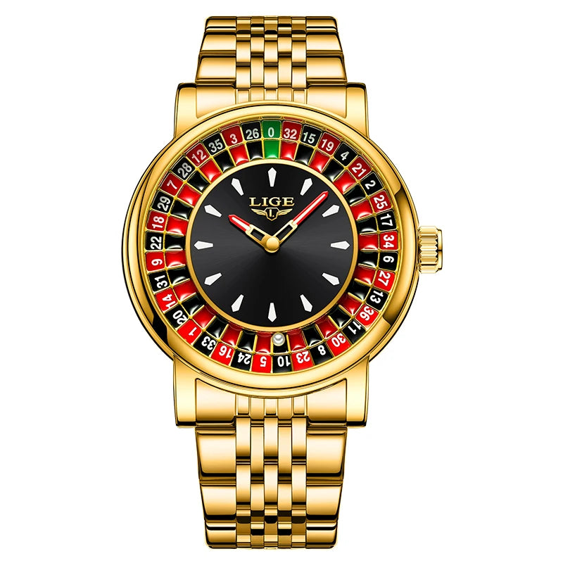 Men’s Roulette Rotating Dial Watch