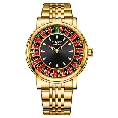 Men’s Roulette Rotating Dial Watch
