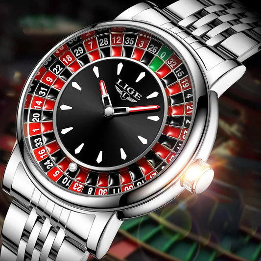 Men’s Roulette Rotating Dial Watch