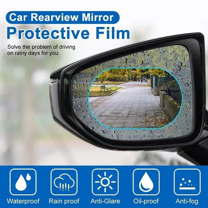 Car Side Mirror Anti-Fog Protective Film – Waterproof & Anti-Glare
